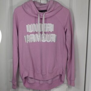 Under Armor Pink Pullover Hoodie Reflective UA XS